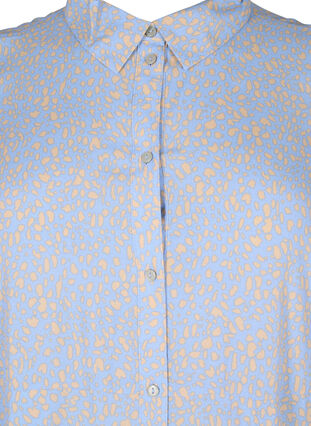 Robe chemise en viscose avec imprimé, Small Dot AOP, Packshot image number 2