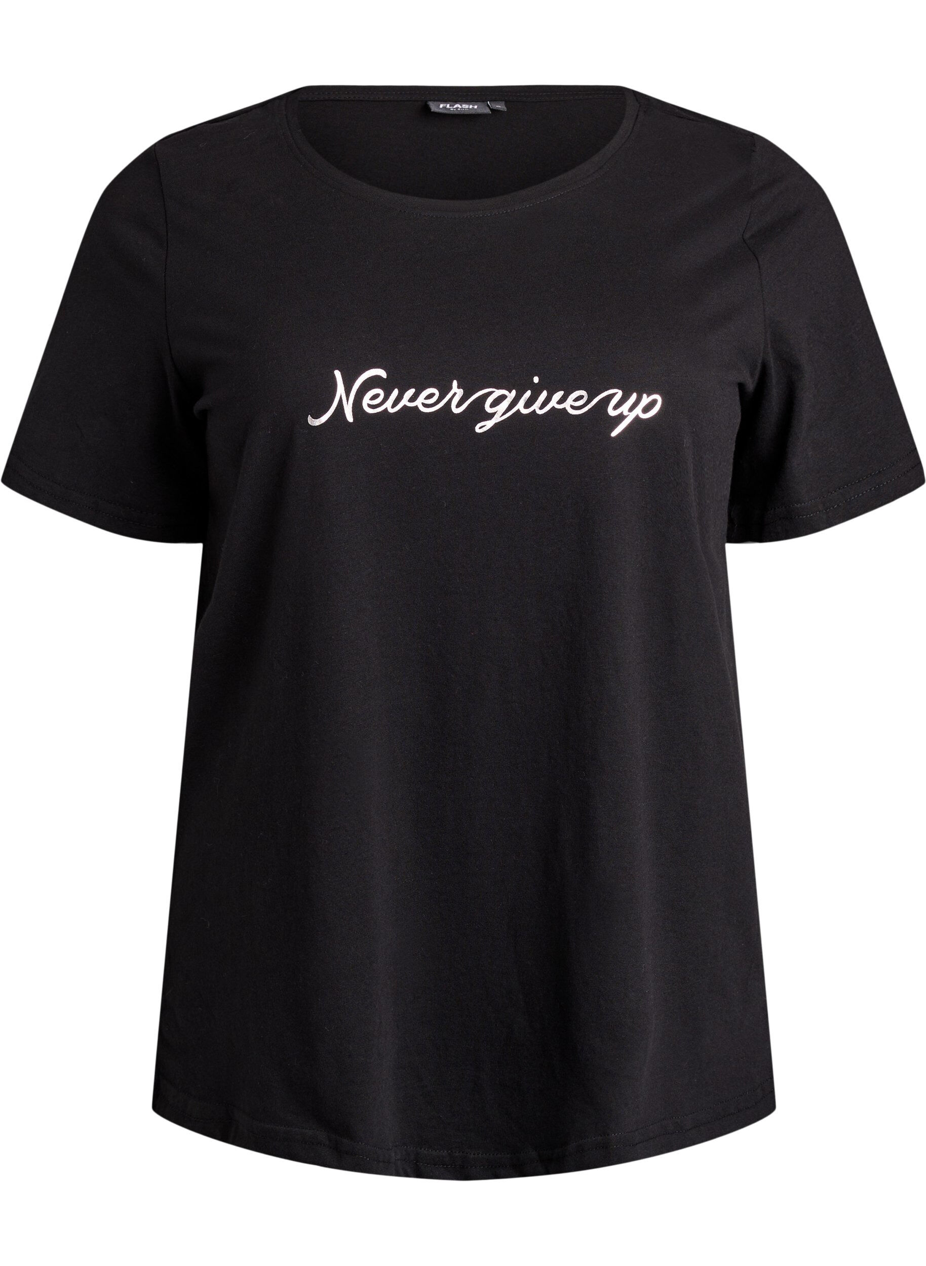 ZizziT-shirt imprim&eacute;, Noir, Packshot image number 0