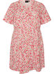 Robe courte en coton &agrave; imprim&eacute; floral, Rouge, Packshot image number 0