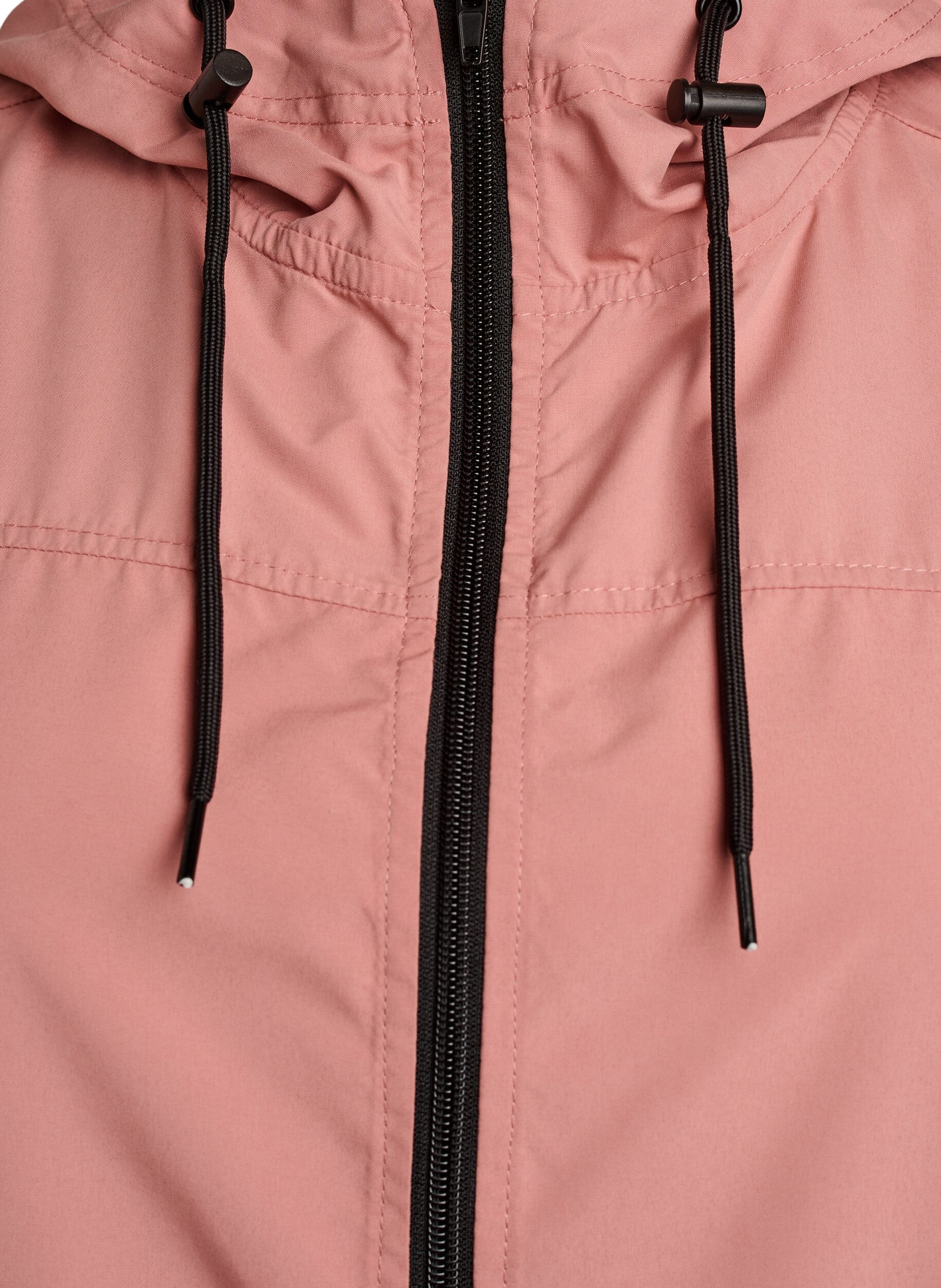 ZizziFLASH - Waterafstotende parka met capuchon, Roze, Packshot image number 2