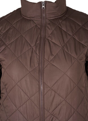 Gewatteerde thermo jumpsuit met verstelbare taille, Black Coffee, Packshot image number 2
