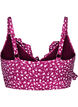 Bloemen bikinitop met ruches, Rood, Packshot image number 1