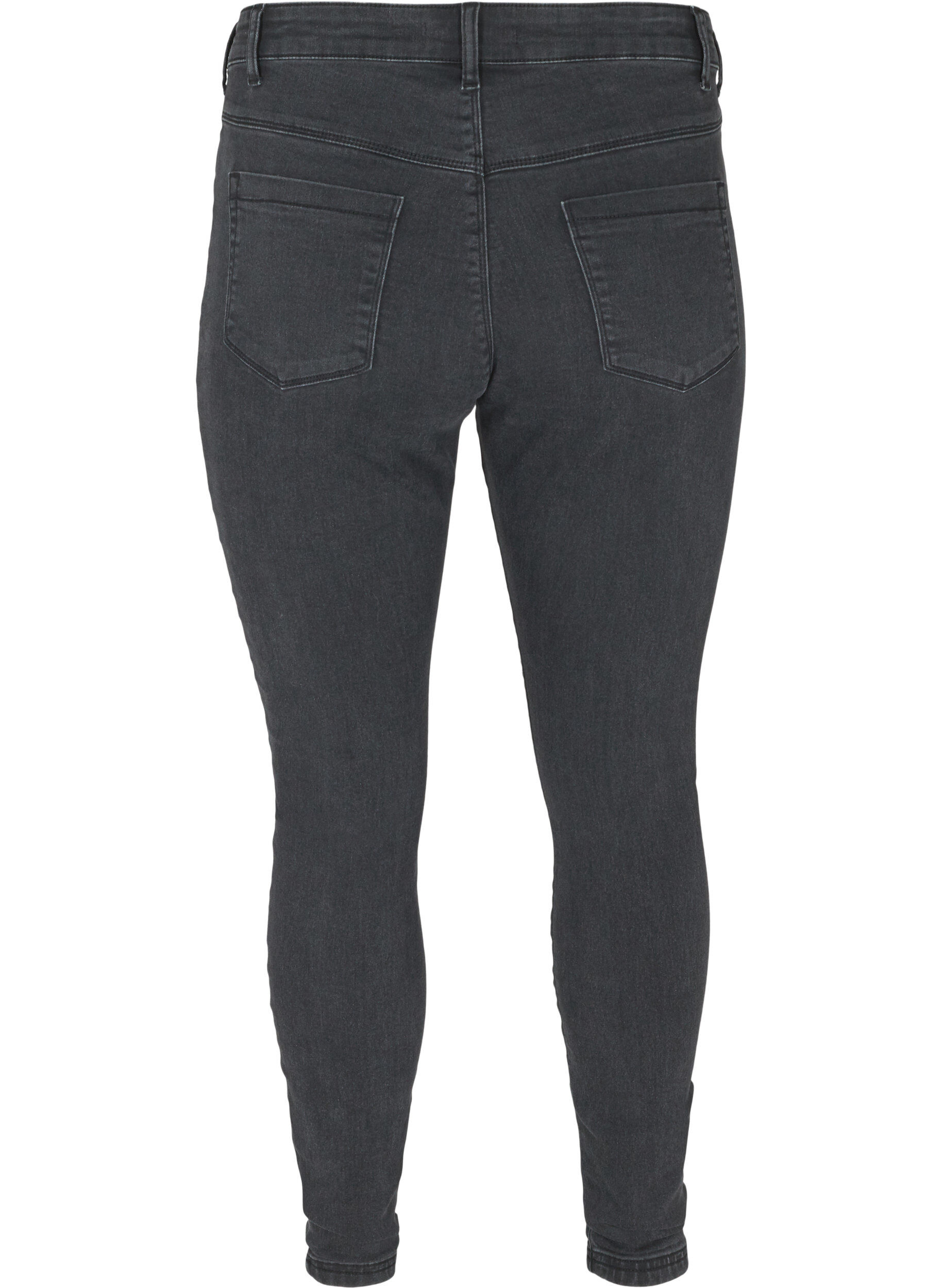ZizziJeggings van katoenmix, Grey Denim, Packshot image number 1