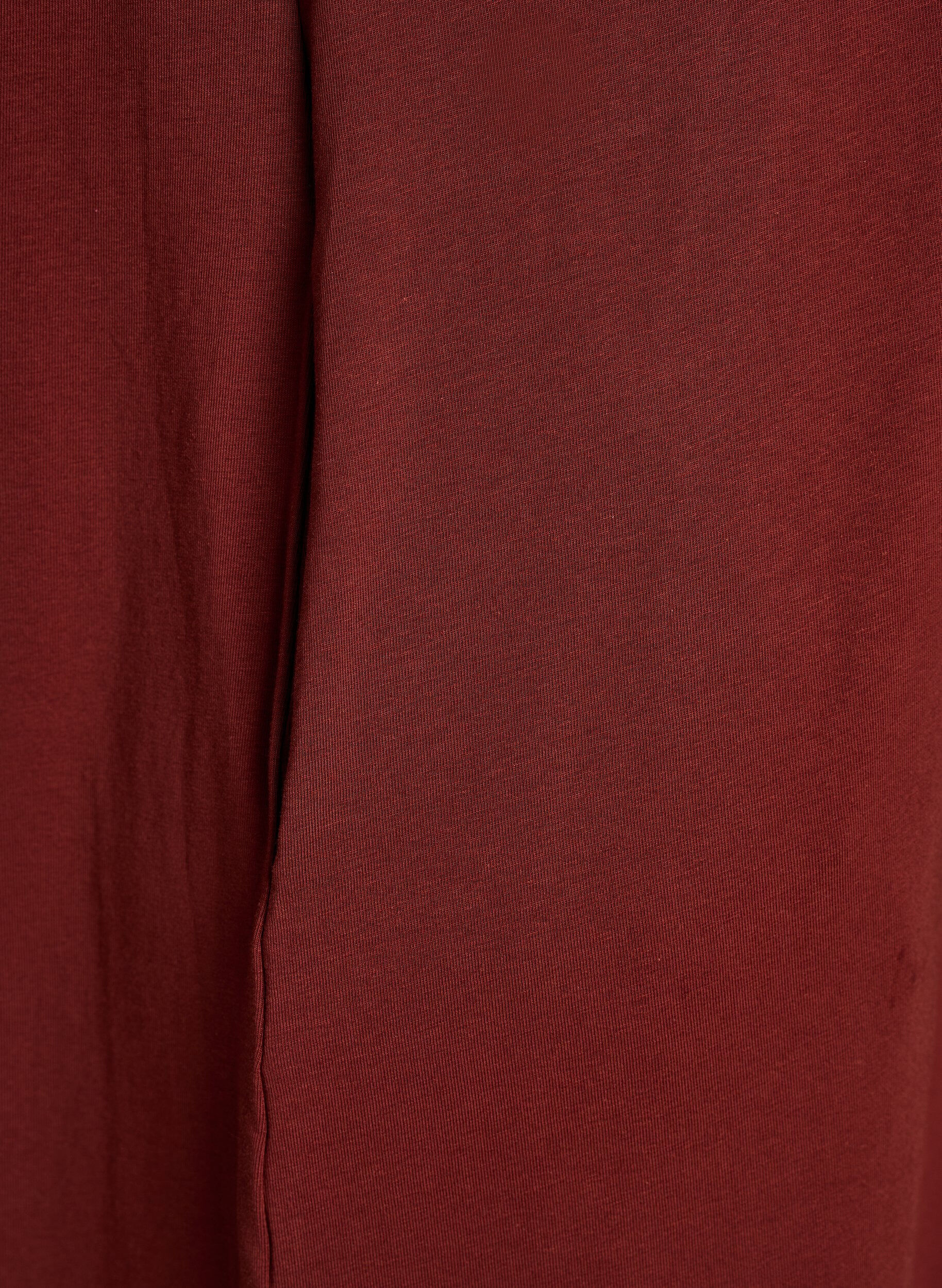 ZizziMidi T-shirt jurk met V-hals, 0426, Packshot image number 3