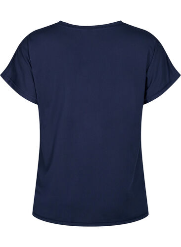 T-shirt d'entraînement à manches courtes avec col en V, Night Sky, Packshot image number 1