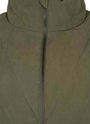 Manteau d'hiver court avec fermeture Éclair et col montant, Grape Leaf, Packshot image number 2