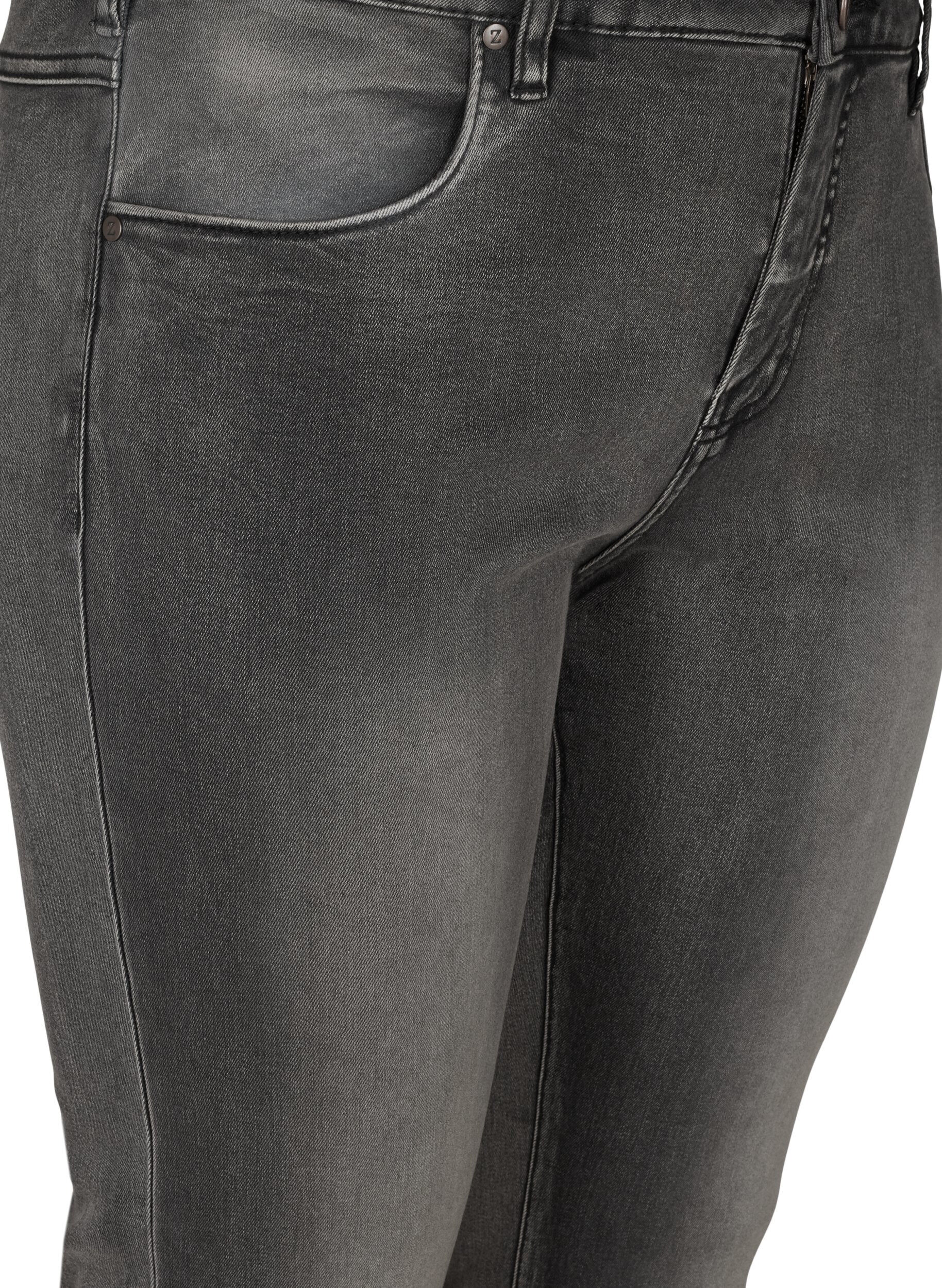 ZizziJeans Emily Slim fit &agrave; taille r&eacute;guli&egrave;re, Gris anthracite, Packshot image number 2