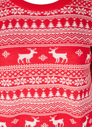Pull tricotée à motif de Noël, Barbados Cherry Comb, Packshot image number 2