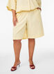 Short ample taille haute &agrave; rayures, Jaune clair, Model image number 3