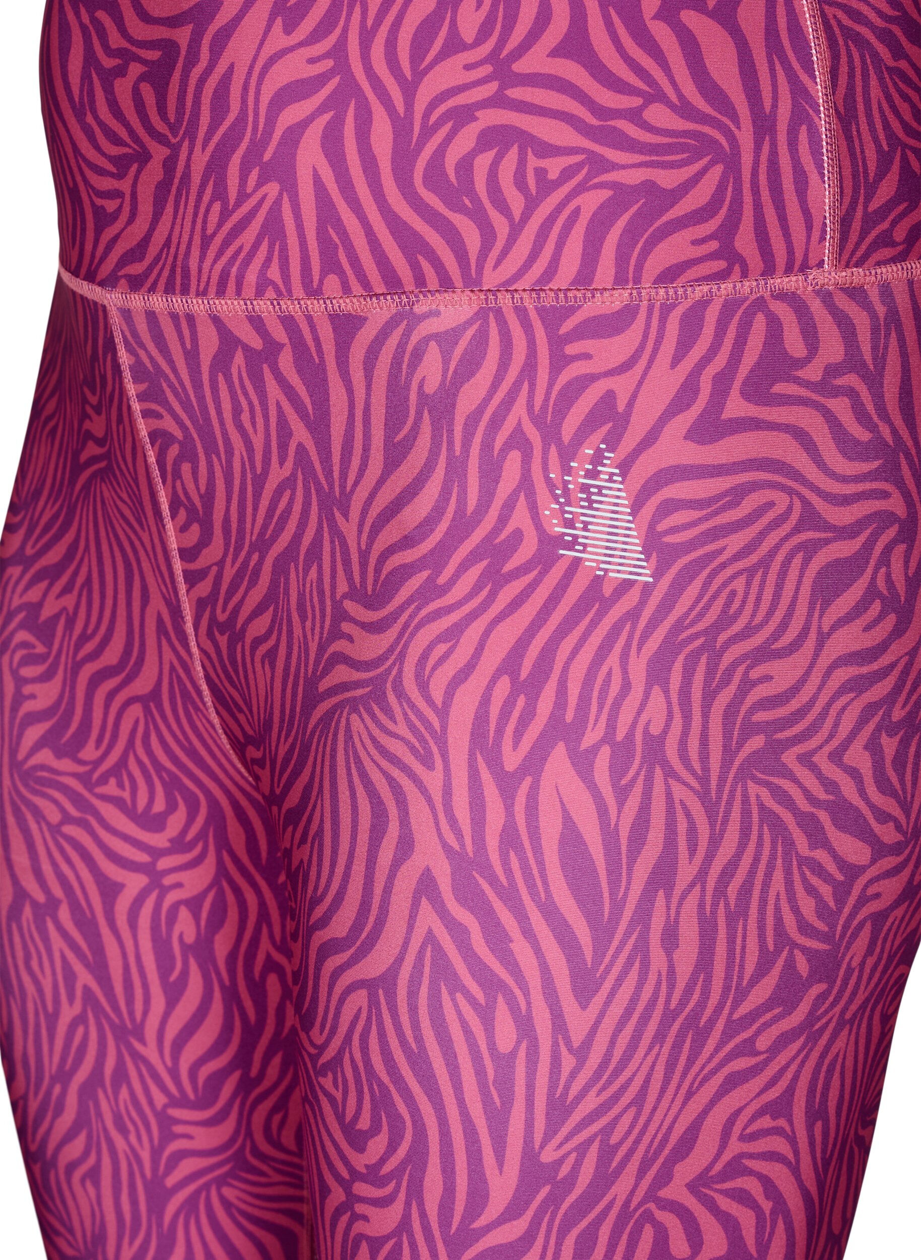 Zizzi7/8 workout leggings met dierenprint, Charisma AOP, Packshot image number 2