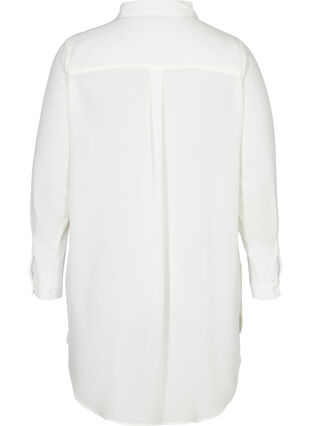 Lange transparante blouse, Snow White, Packshot image number 1