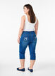 Emily slim fit denim capribroek, Blauw, Model image number 0