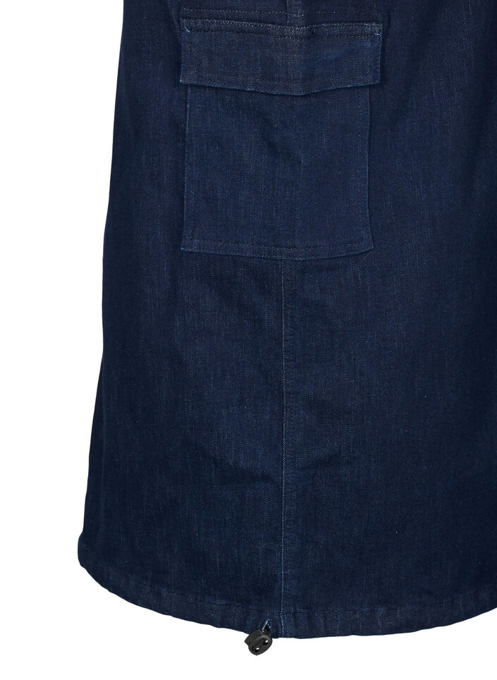 Denim maxi-rok, Dark Blue Denim, Packshot image number 2