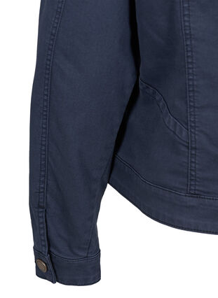 Veste en jean courte et colorée, Navy, Packshot image number 3