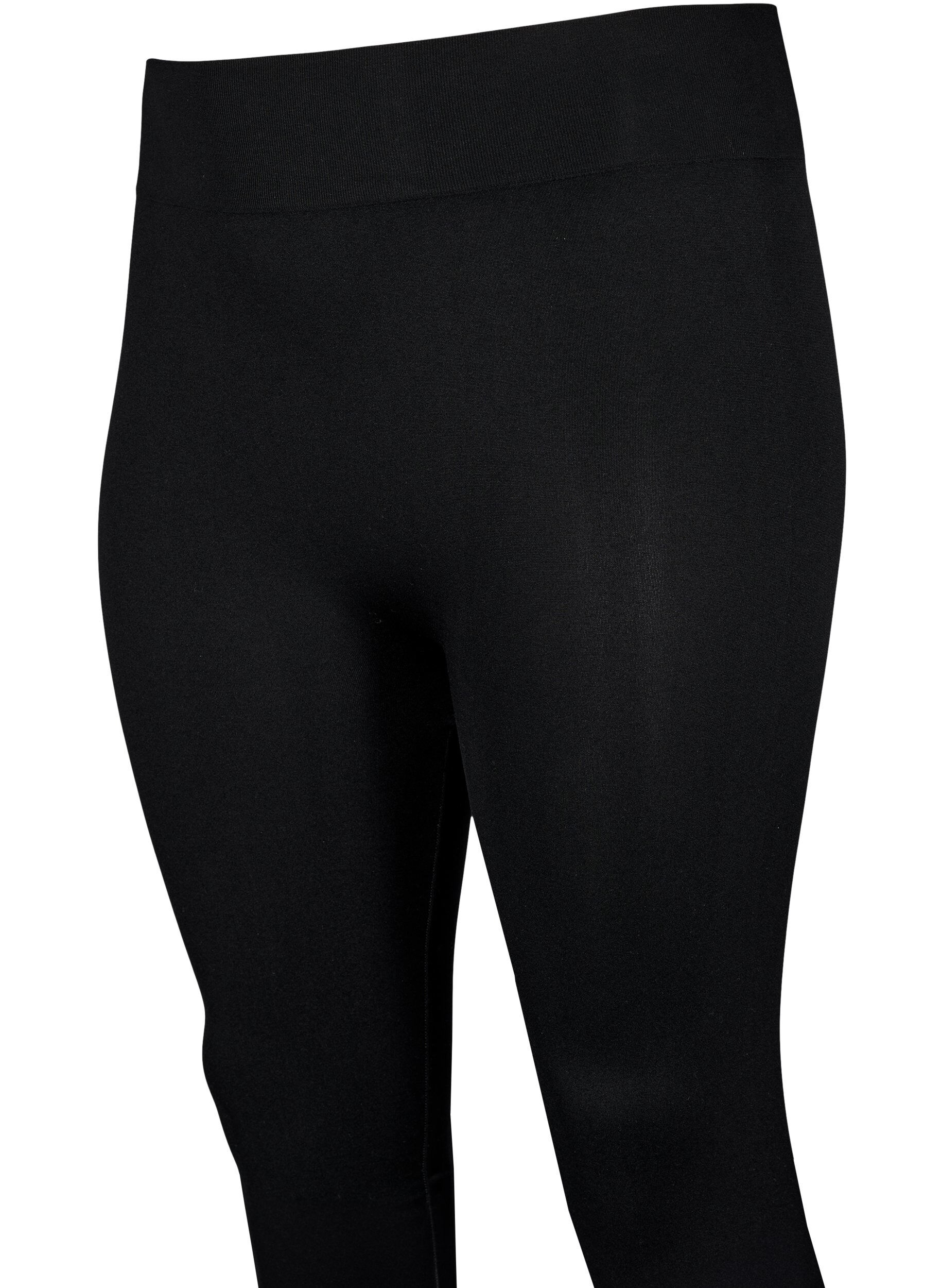 ZizziNaadloze basis legging, Zwart, Packshot image number 3