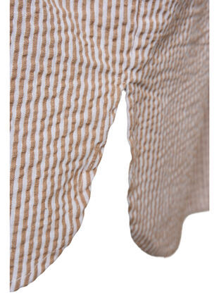 Chemise en coton rayée à manches 3/4, Natural Stripe, Packshot image number 3