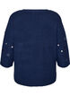 Pull &agrave; c&oelig;urs et manches 3/4, Bleu, Packshot image number 1