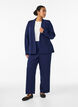 Klassieke blazer met knoopsluiting en zakken, Blauw, Model image number 1