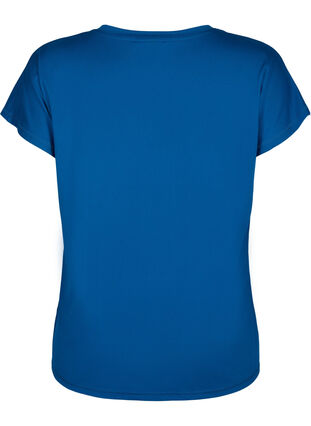 T-shirt de sport ample avec col en V, Blue Opal, Packshot image number 1