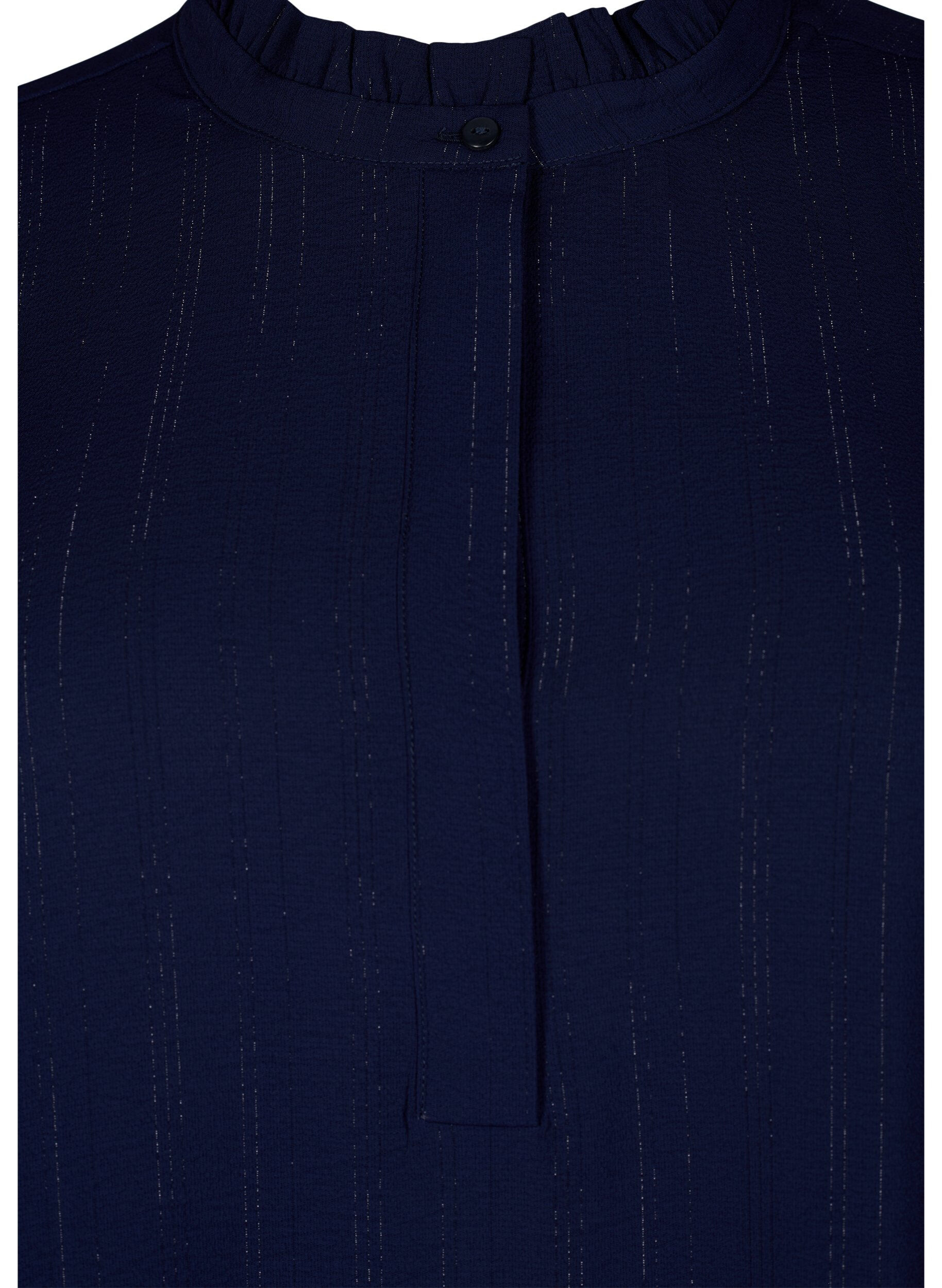 ZizziKort jurkje met ruches en glitter, Blauw, Packshot image number 2