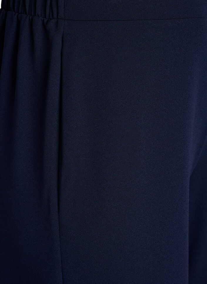 Broek met wijde pijpen, Blauw, Packshot image number 2