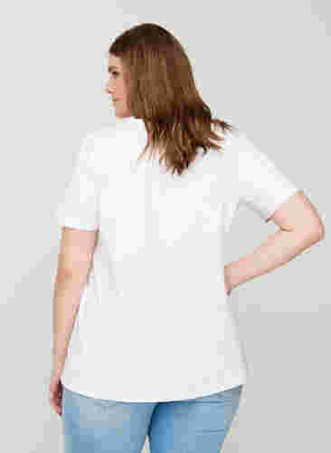 T-shirt basique, Bright White, Model image number 1