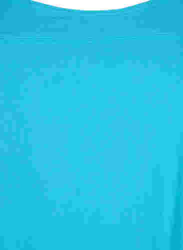 Robe en coton à manches courtes, Blue Atoll, Packshot image number 2