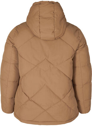 Veste d'hiver tendance avec capuche et poches, Rubber, Packshot image number 1
