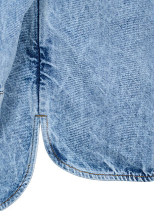 Veste en jean ample avec boutons, Light blue denim, Packshot image number 3