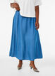 Maxirok met een denimlook in TENCEL&trade; Lyocell, Blauw, Model image number 2