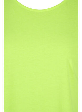 T-shirt fluo en coton, Neon Lime, Packshot image number 2