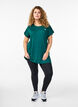 T-shirt long de sport, Vert, Model image number 1