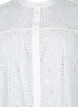 Overhemdjurk van katoen met broderie anglaise, Bright White, Packshot image number 2