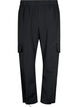 Pantalon cargo court avec élastique réglable, Black, Packshot image number 0