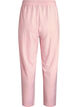 Losse velourbroek met high waist en zakken, Roze, Packshot image number 1