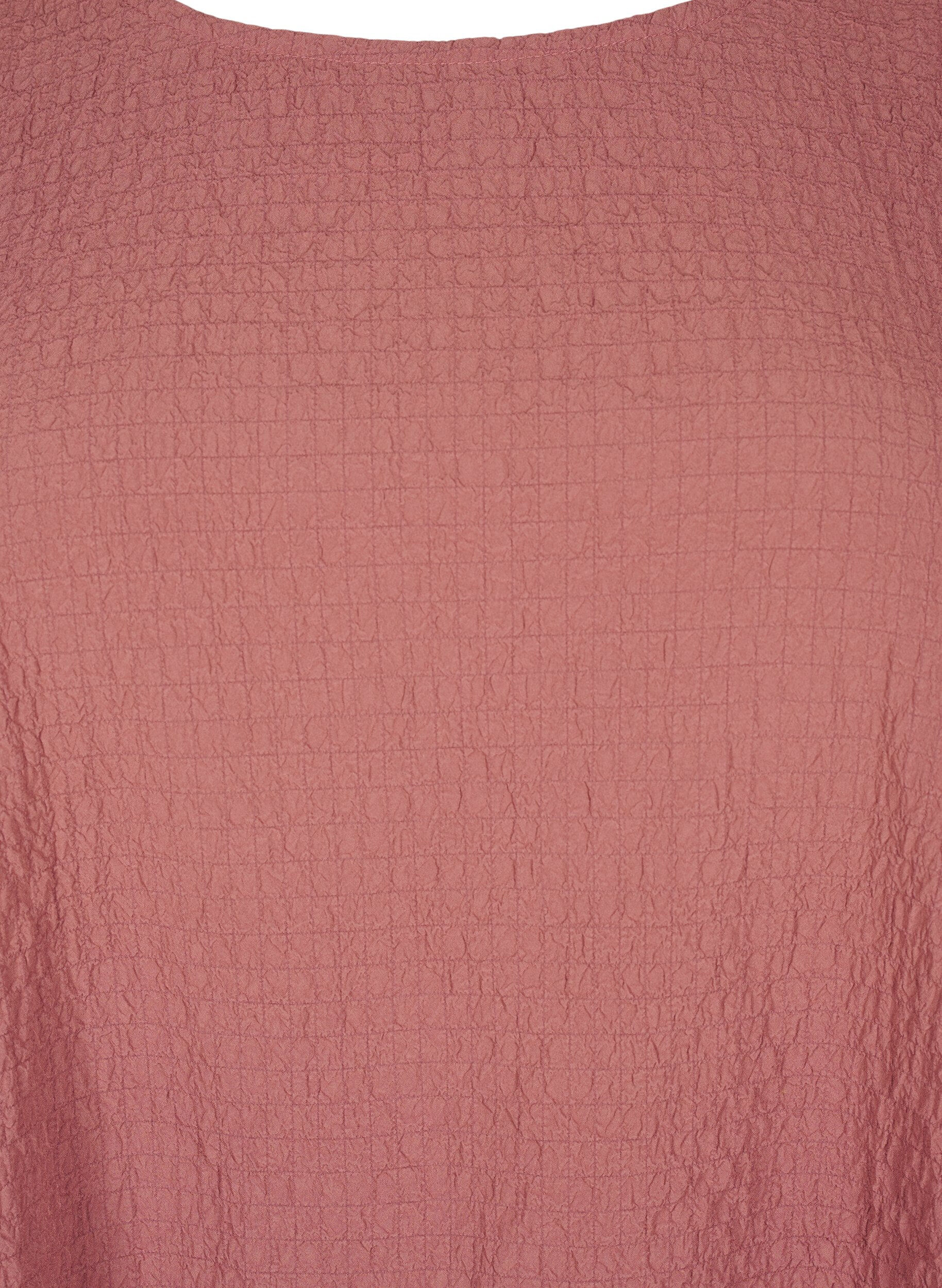 ZizziFLASH - Tuniek met lange mouwen en een ronde hals, Bruin, Packshot image number 2