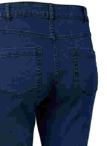 Extra slanke Sanna jeans met normale taille, Dark blue, Packshot image number 3