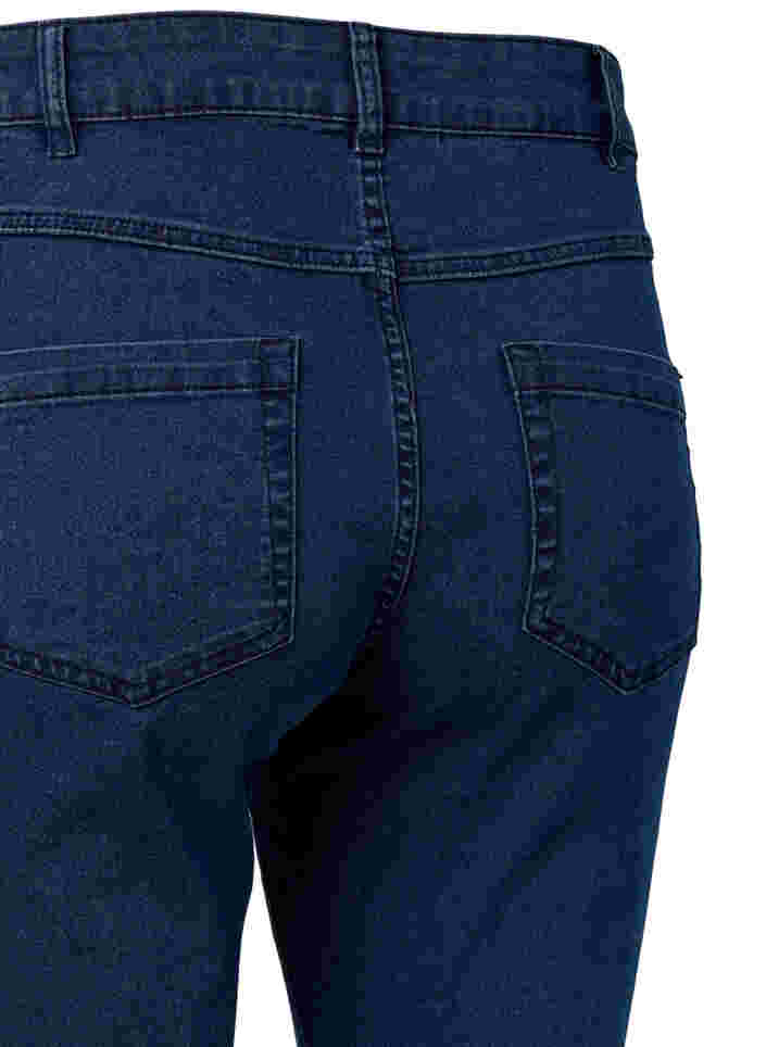 Jeans Sanna extra-mince à taille normale, Dark blue, Packshot image number 3