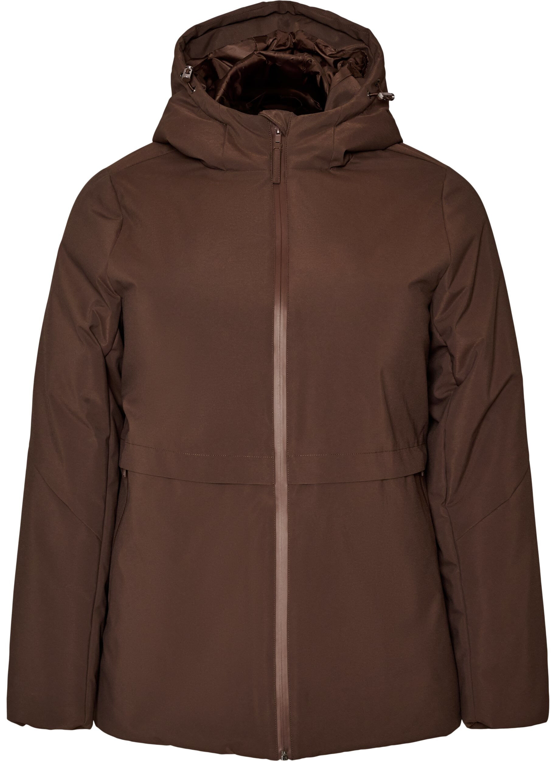 Veste d'hiver avec capuche et taille ajustable