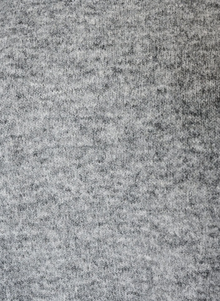 Jumper met ronde hals en losse pasvorm, Grijs, Packshot image number 2