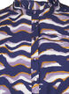 Blouse met print en een A-lijn vorm, Blauw, Packshot image number 2
