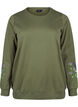 Sweatshirt met geborduurde bloemen, D. L. Green W. emb., Packshot image number 0