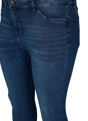 Promotieartikel - Cropped Amy jeans met split, Blue denim, Packshot image number 2