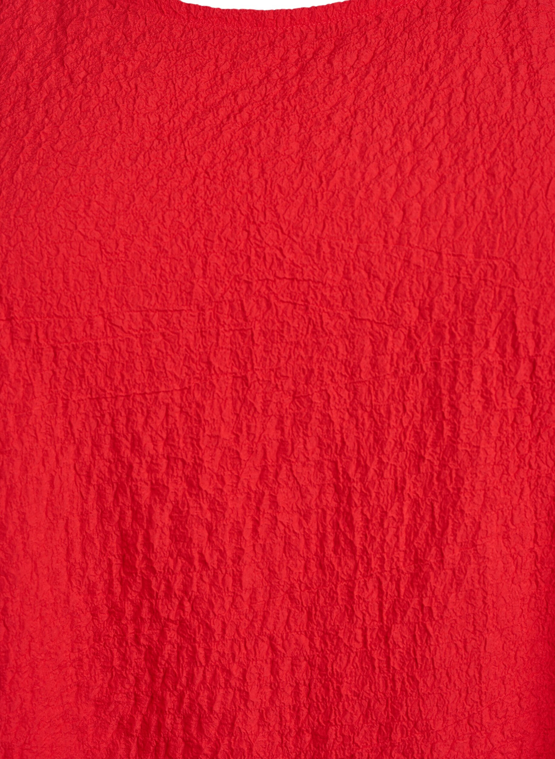 ZizziHaut sans manches et textur&eacute;, Rouge, Packshot image number 2