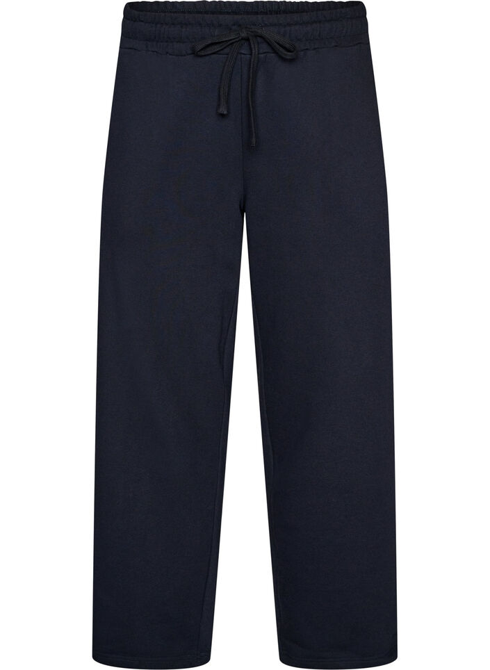 Joggingbroek met zakken, Blauw, Packshot image number 0