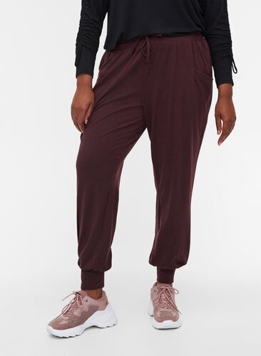 Pantalon ample avec poches, Decadent Chocolate, Model image number 0