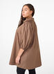 Tuniek van viscose met V-hals en kraag, Chocolate Chip, Model image number 1