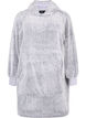 Robe en peluche surdimensionn&eacute;e avec poche, Grey Melange, Packshot image number 0