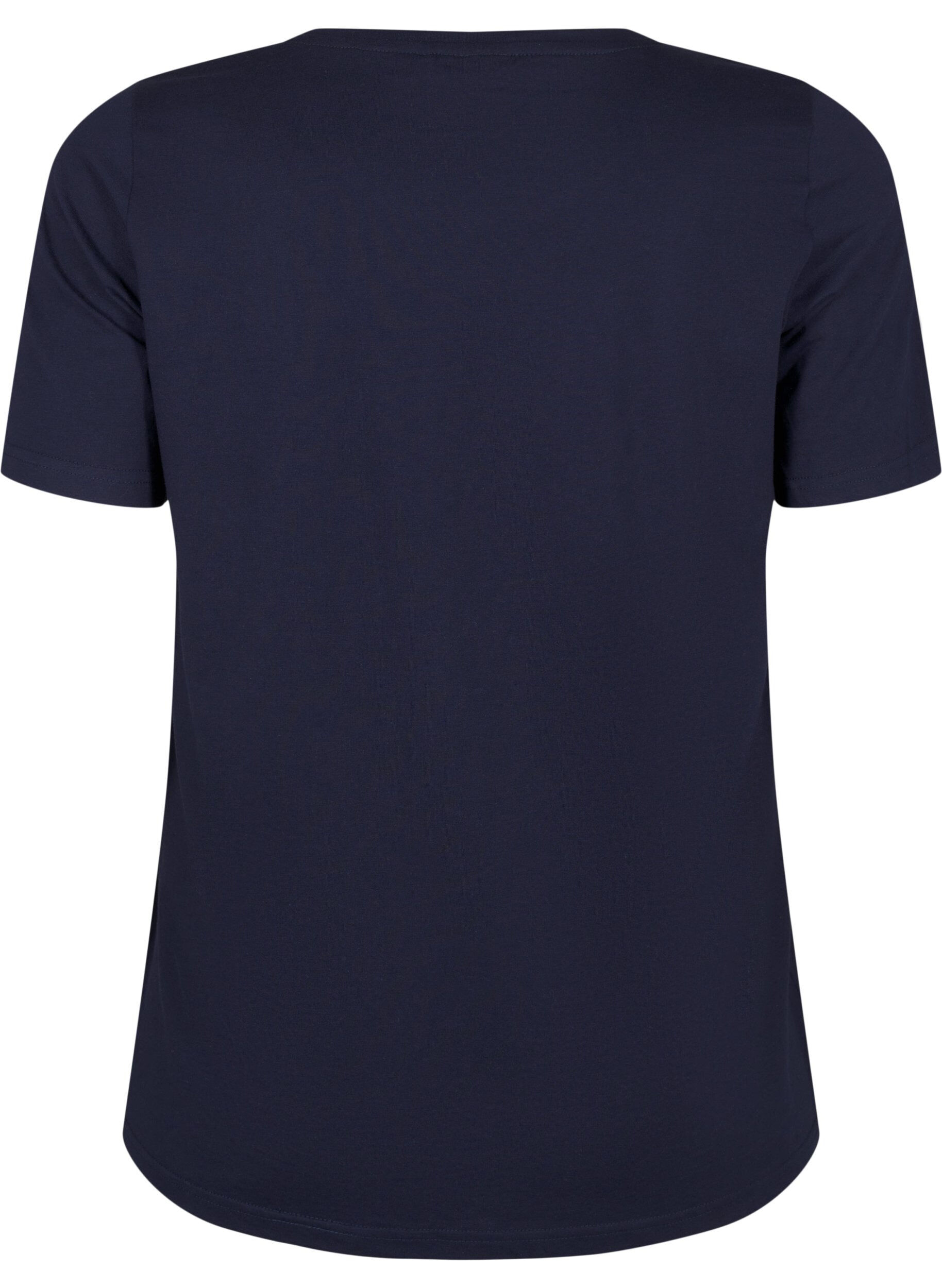 Zizzi FLASH &ndash; T-shirt imprim&eacute;, Navy B. Silver Faith, Packshot image number 1