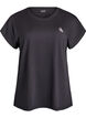 Effen gekleurd trainingsshirt, Zwart, Packshot image number 0
